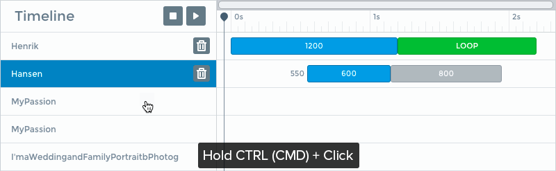 How to copy Layer animations