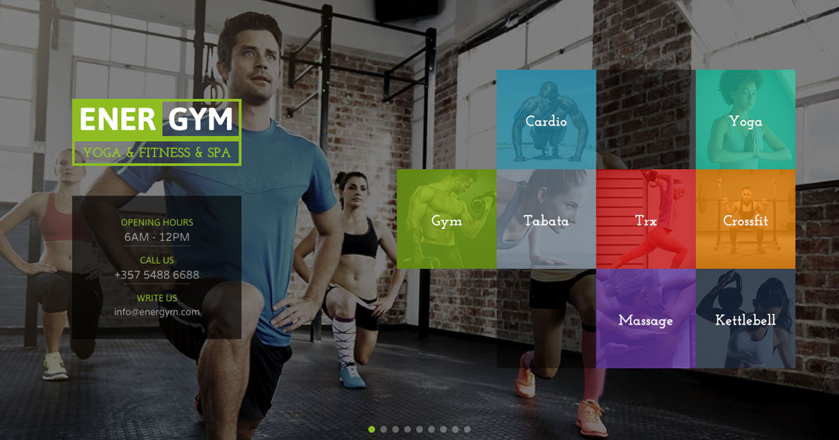 Gym Slider — Smart Slider 3