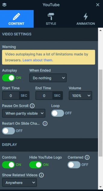 YouTube slider — Smart Slider 3 — WordPress Plugin