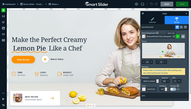 Smart Slider 3’s Admin Interface