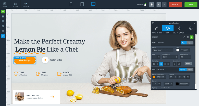 Giao diện quản trị của Smart Slider 3