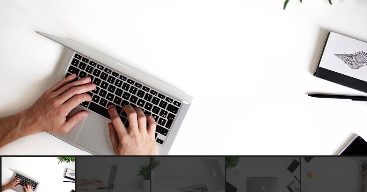 Single thumbnail slider