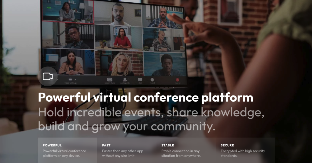 Virtual Conference in Smart Slider 3
