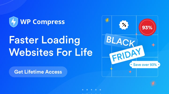 WP Compress Black Friday deal for WordPress 2022